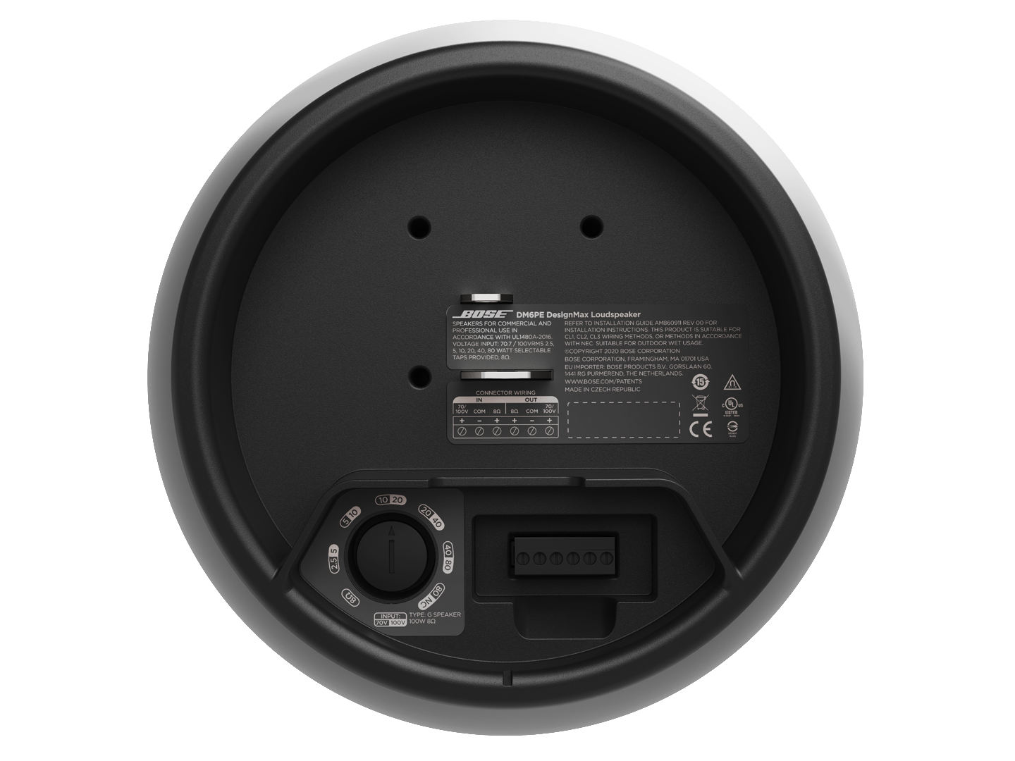 Bose DM6PE 垂吊揚聲器 面板